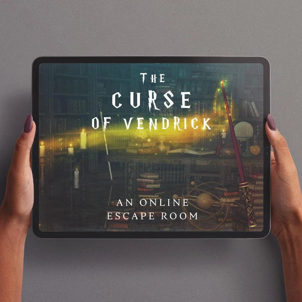 Wizard Themed Online Escape Room Game - The Curse of Vendrick