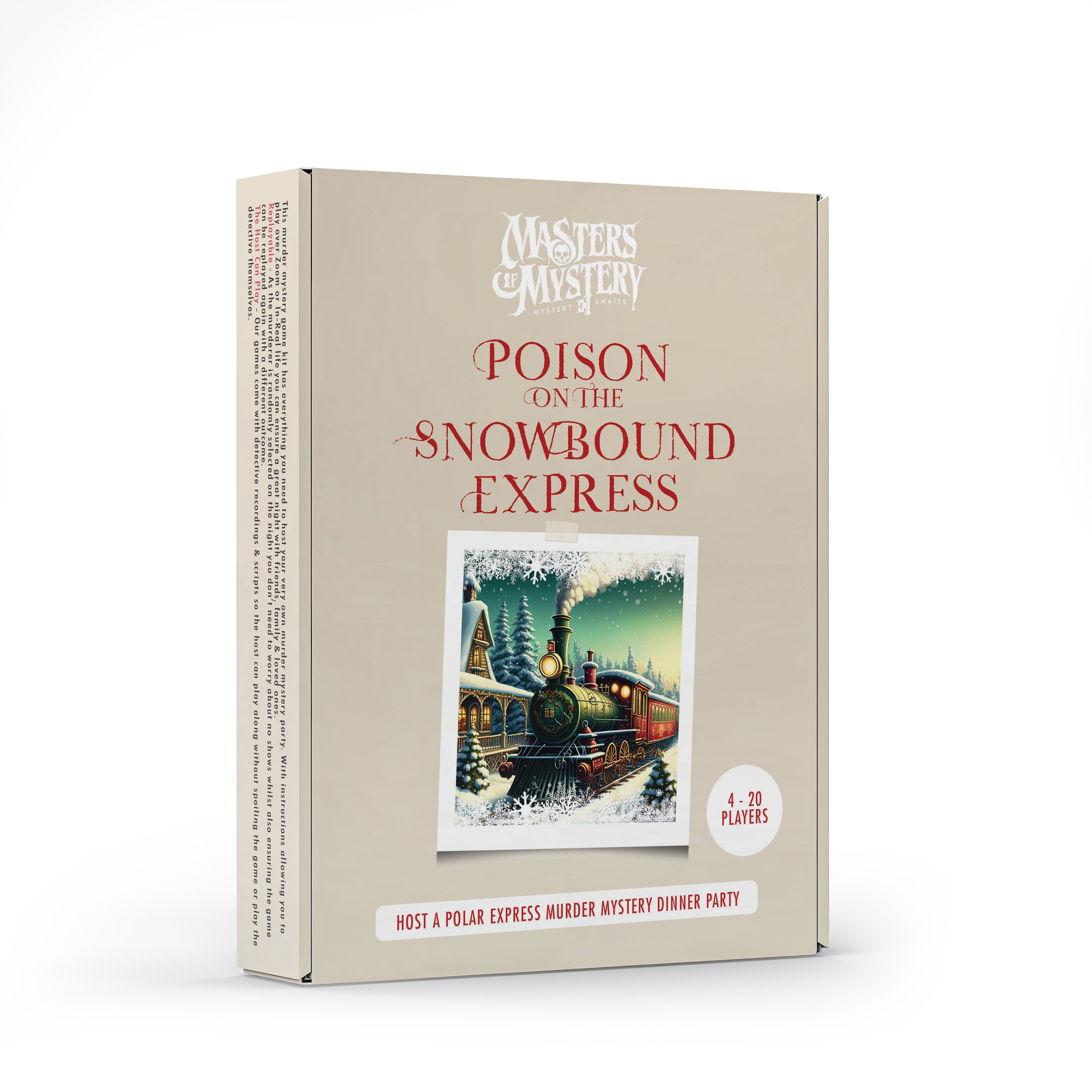 Polar Train game box, angled