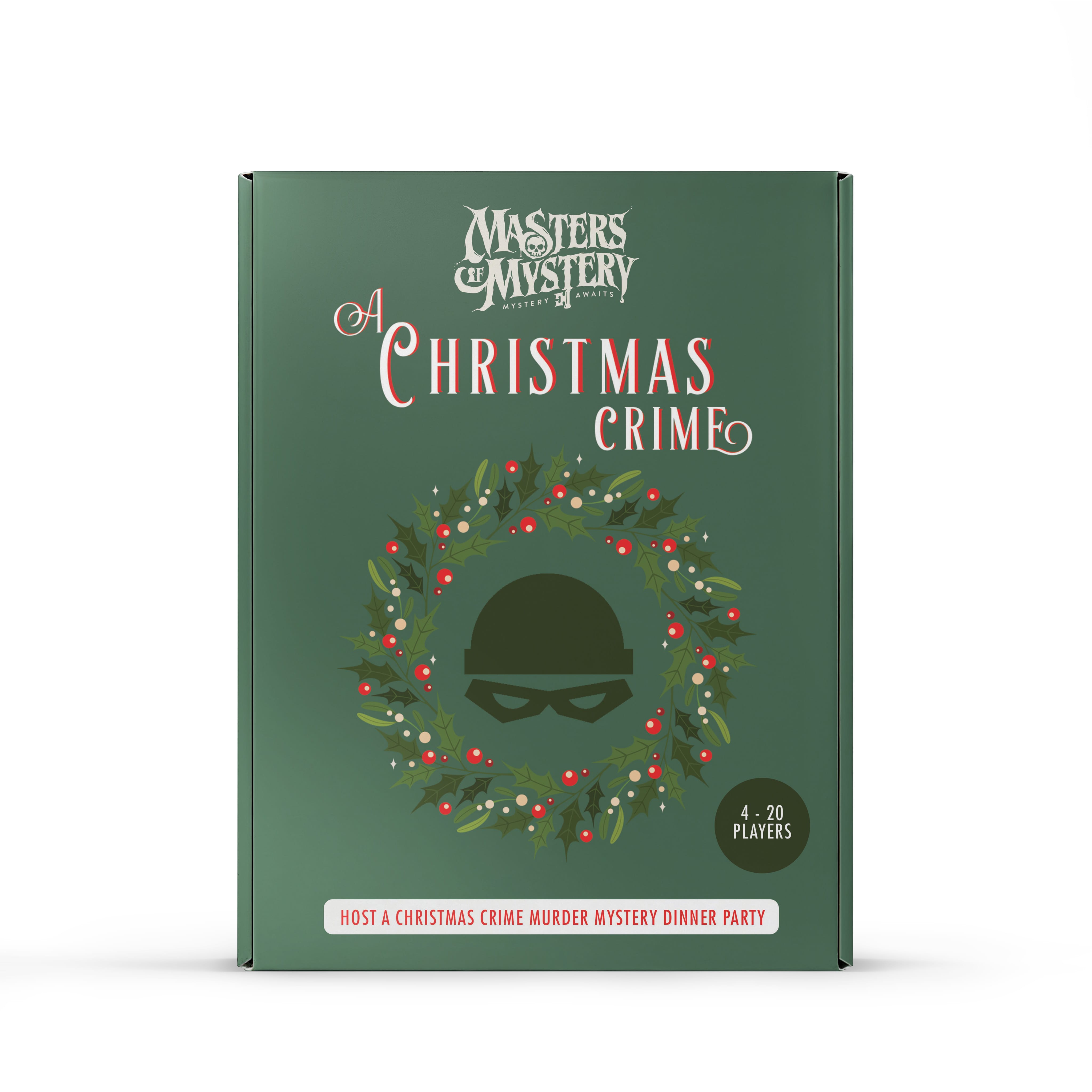 Xmas Crime Murder murder mystery game box, front — image 1