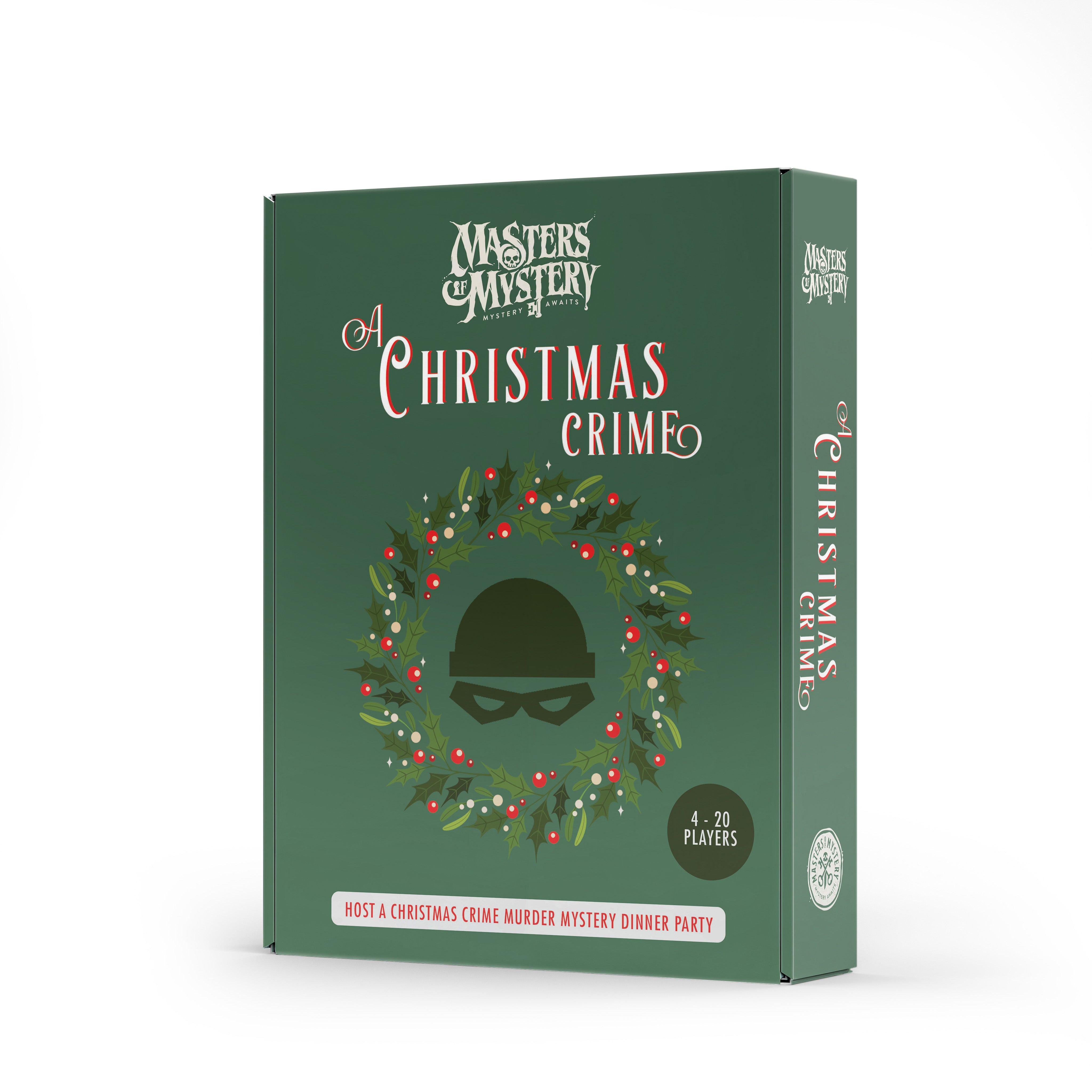 Xmas Crime Murder game box, spine