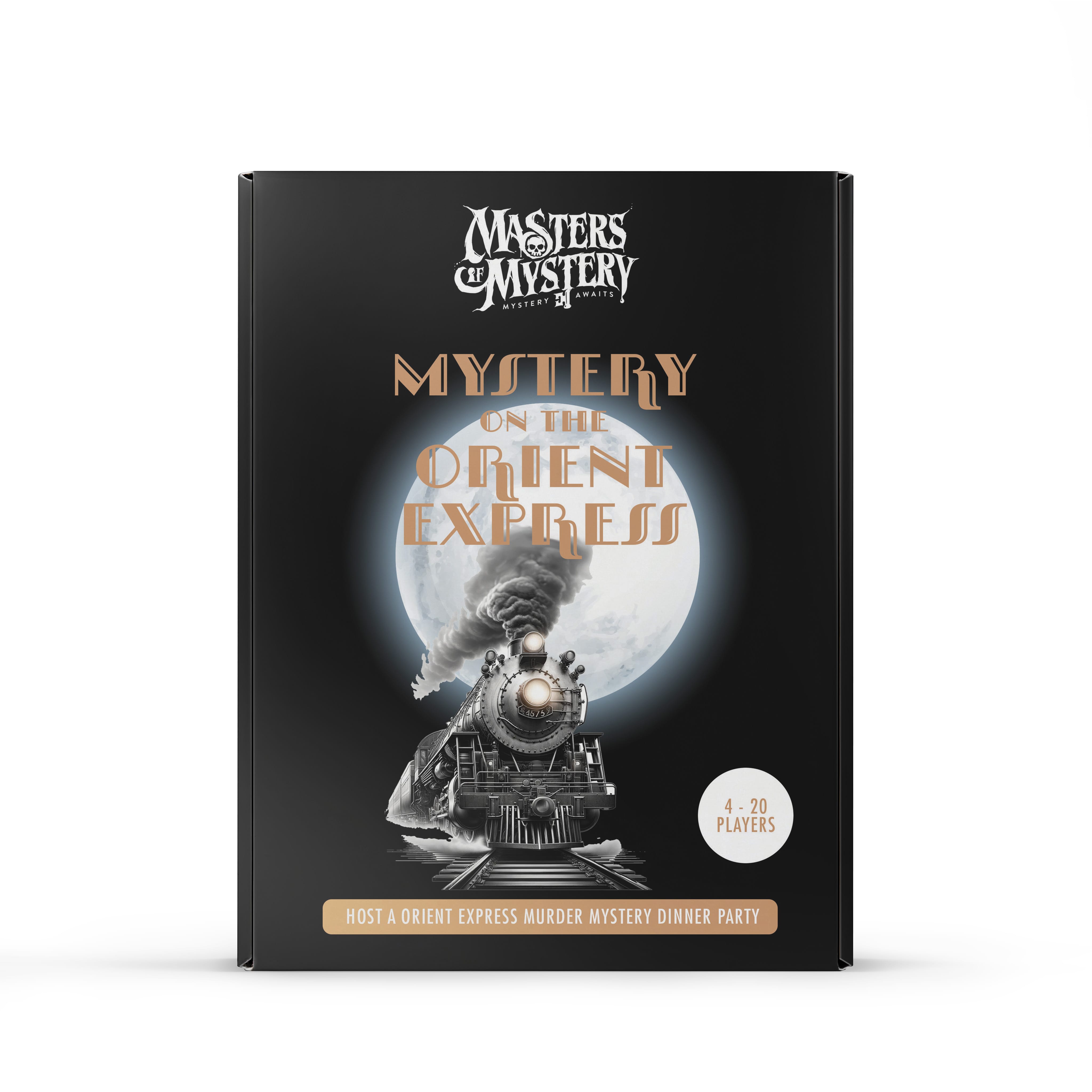 Orient Express Murder Mystery murder mystery game box, front