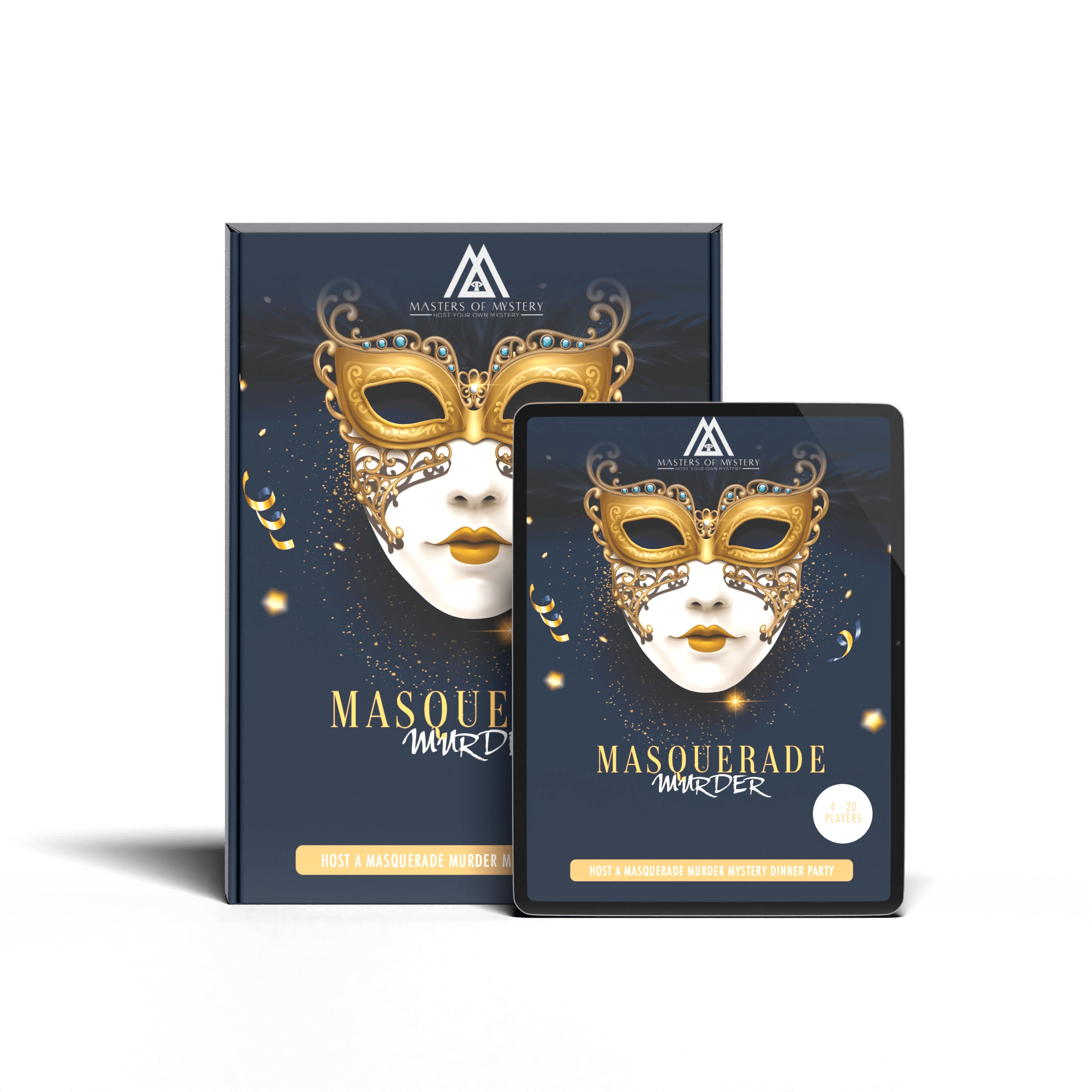 Expansion Pack - Masquerade Themed Murder Mystery Game Kit