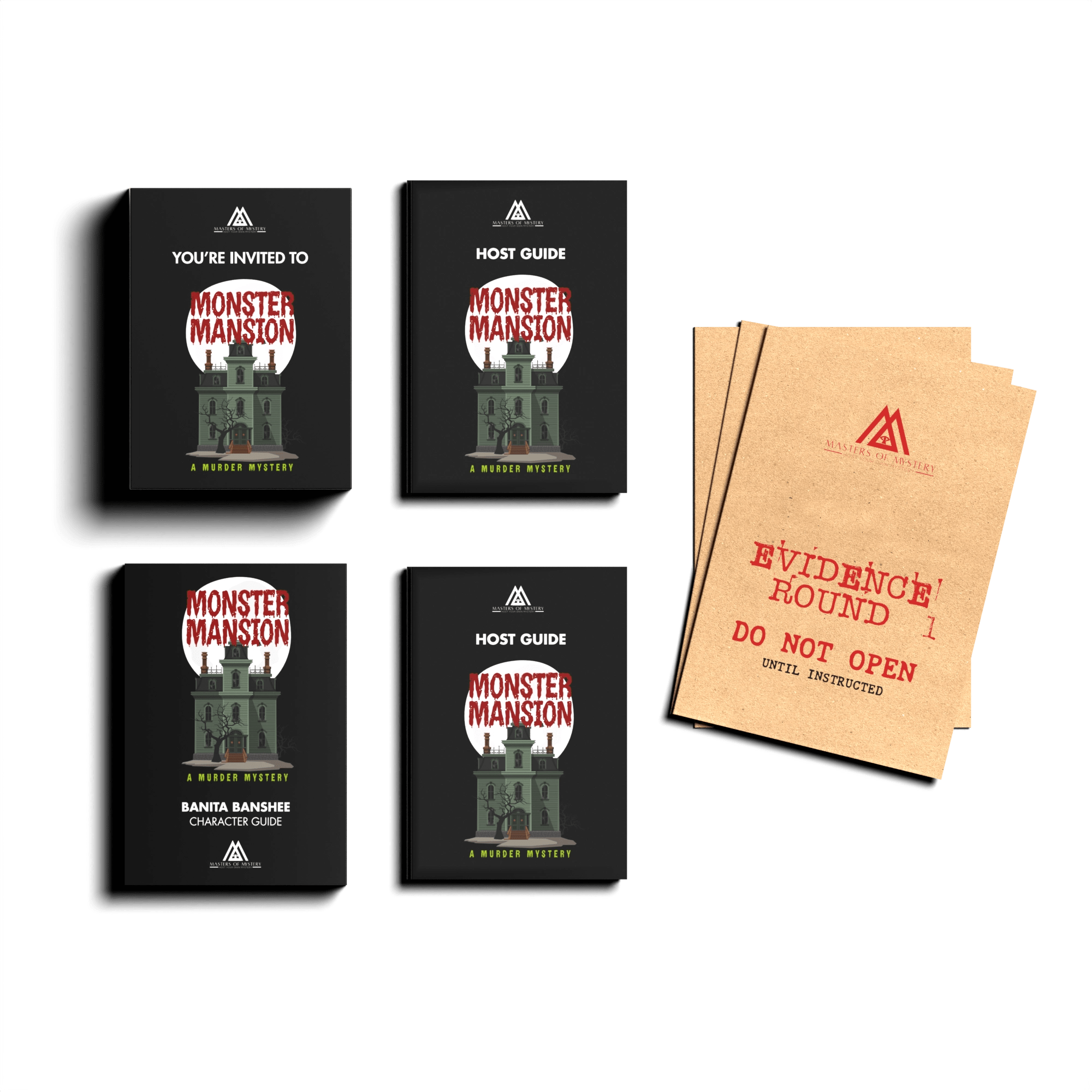 Expansion Pack - Host Your Own Halloween Themed Murder Mystery Game Kit