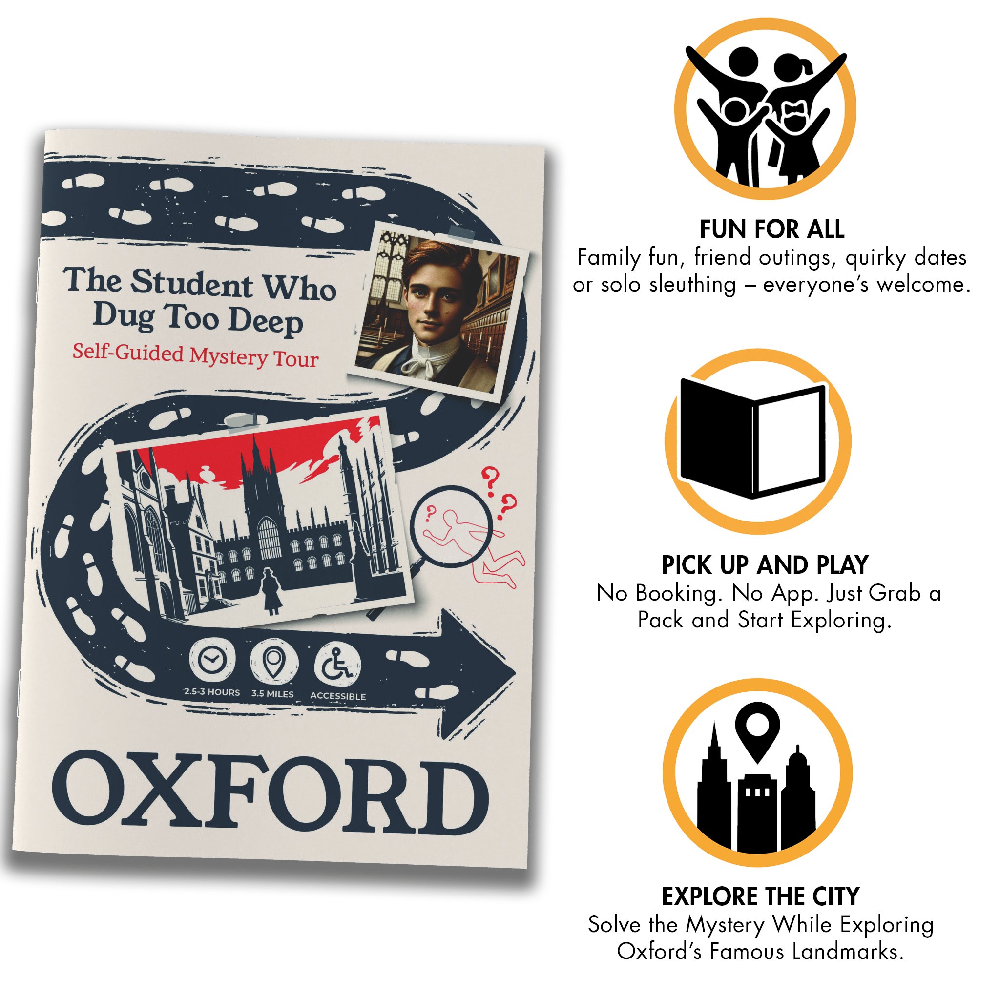 Outdoor Escape Room Oxford - Self-Guided Murder Mystery Tour – The Missing Manuscript