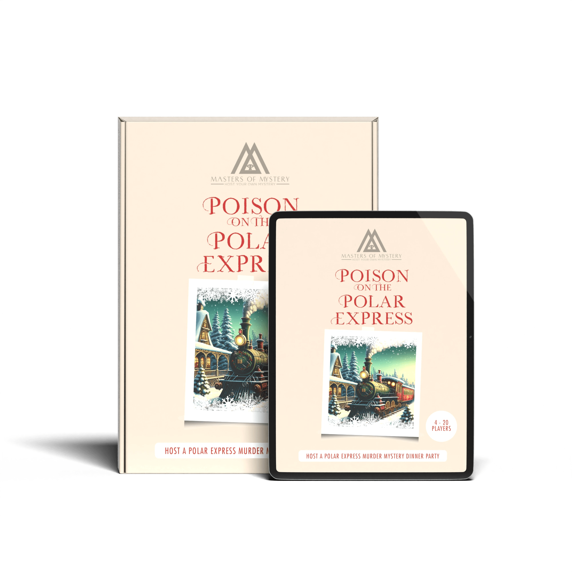 Expansion Pack - Polar Express Christmas Train Murder Mystery Game Kit