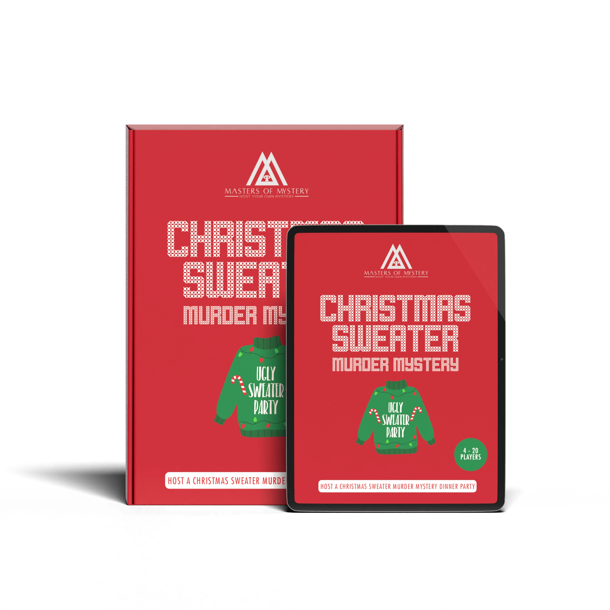 Office Christmas Sweater Party Murder Mystery Game Kit