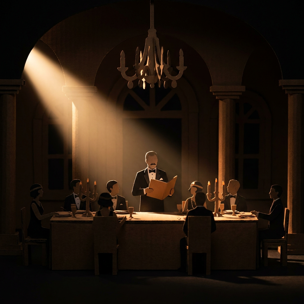 Hosted murder mystery event at a venue — commercial licensing