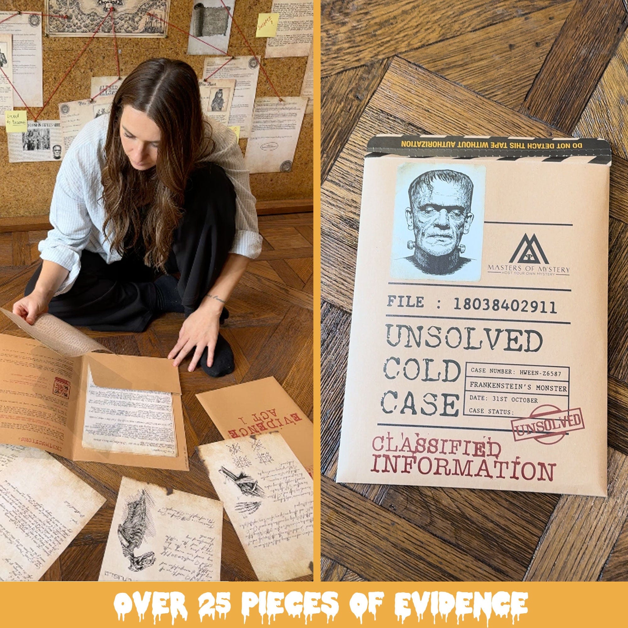 Find Frankenstein's Brain physical case file