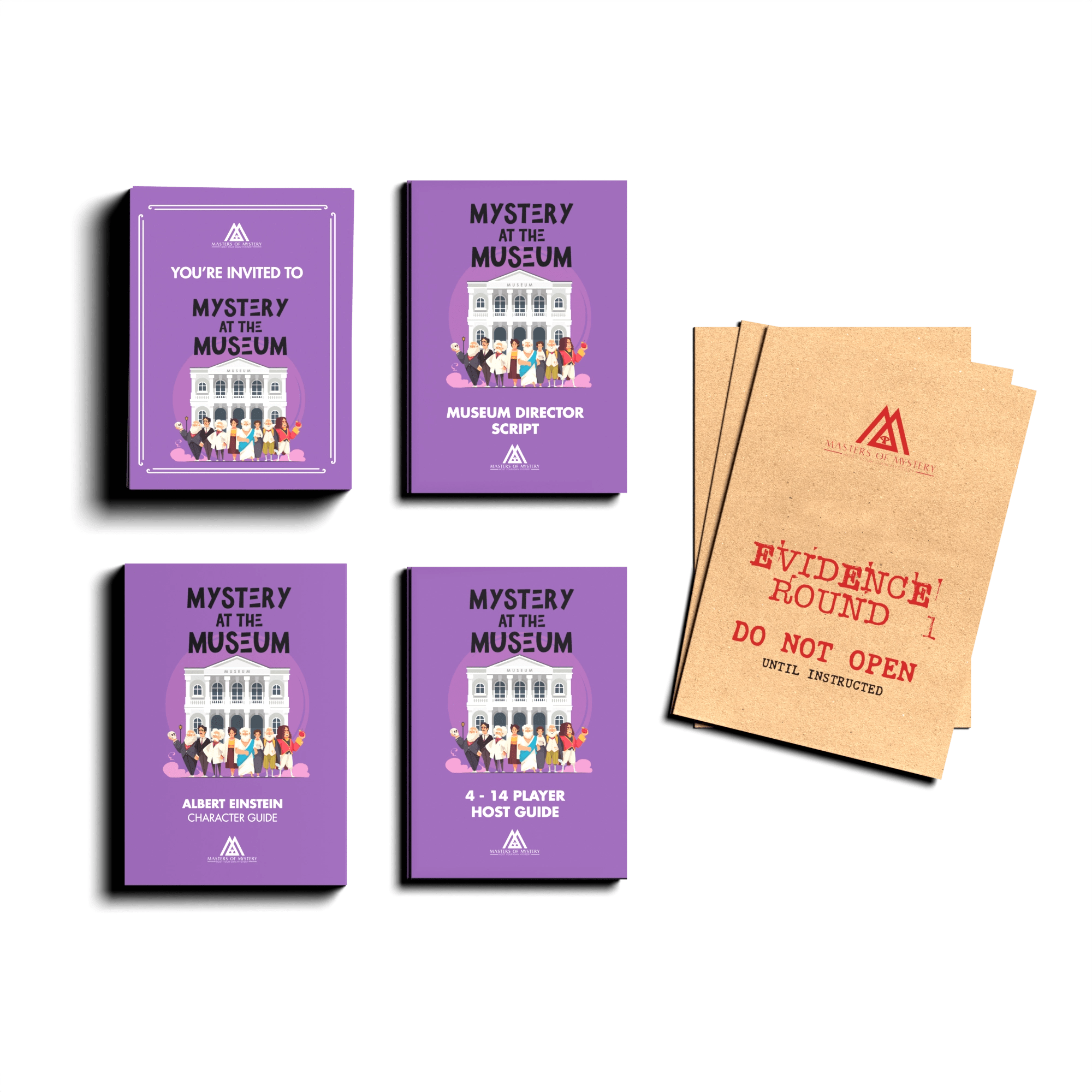 Expansion Pack - Kids Murder Mystery Game Kit - Mystery At The Museum
