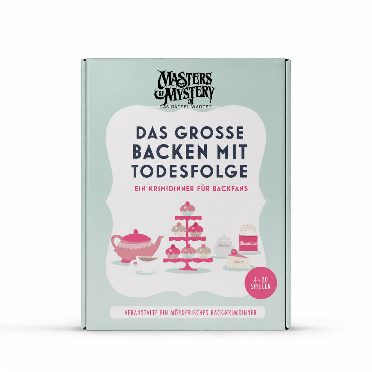 Backshow-Krimidinner für zuhause – Das große Backen mit Todesfolge