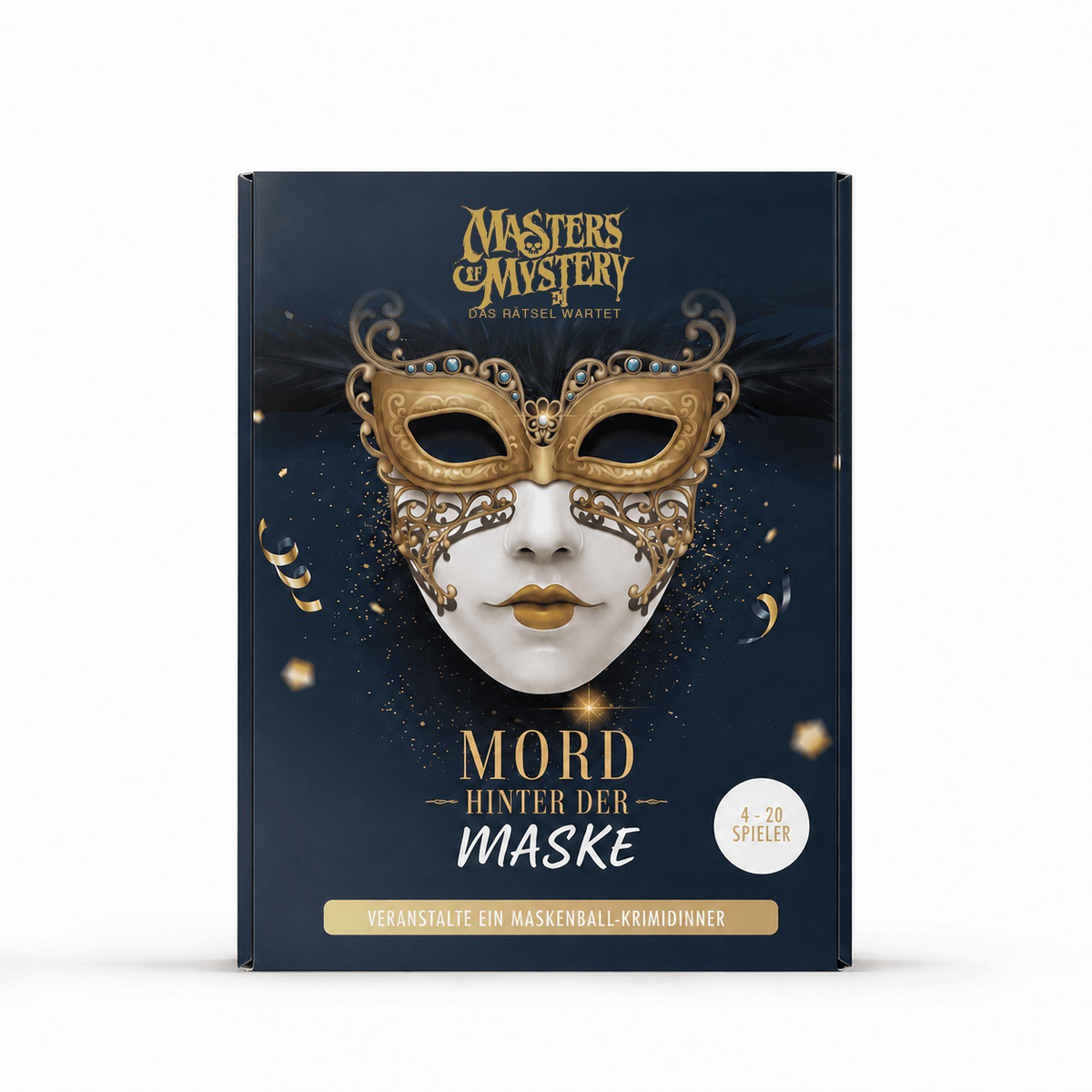 Maskenball-Krimidinner für zuhause – Mord hinter der Maske