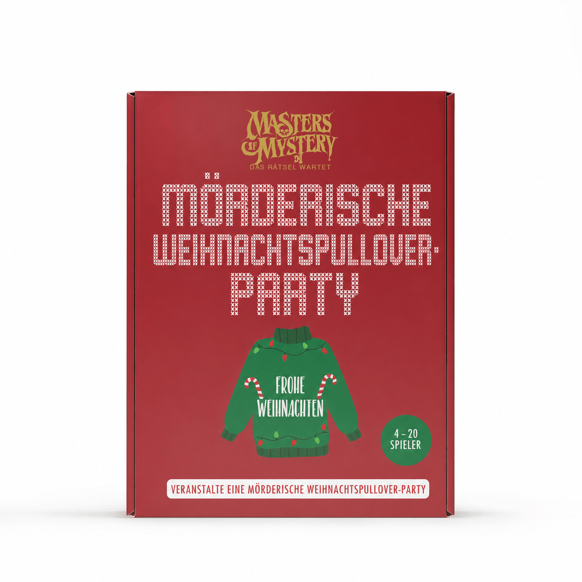 Weihnachtspullover-Krimidinner für zuhause – Mörderische Weihnachtspullover-Party