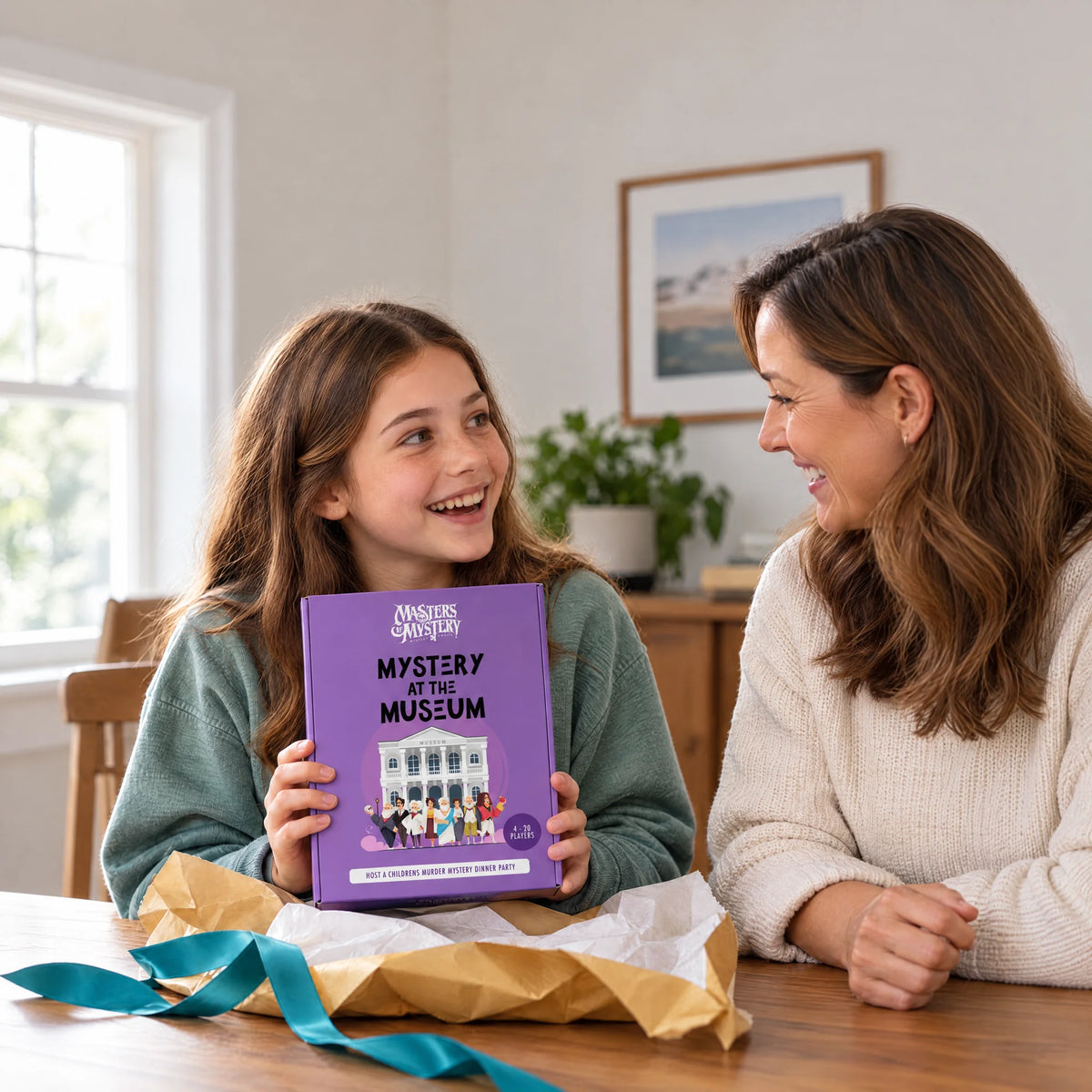 Mystery at the Kids’ Museum by Masters of Mystery presented as a gift at home.