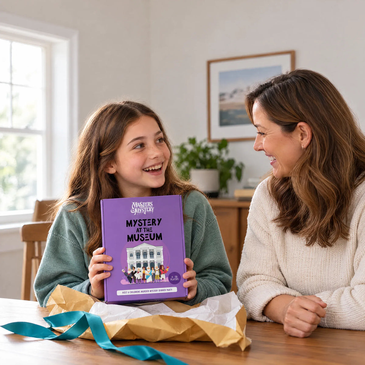 Mystery at the Kids’ Museum by Masters of Mystery presented as a gift at home.