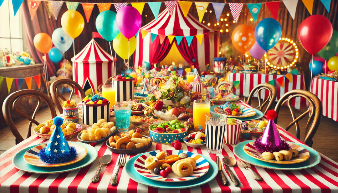 Circus-Themed Dinner and Drinks Menu: A Whimsical Feast
