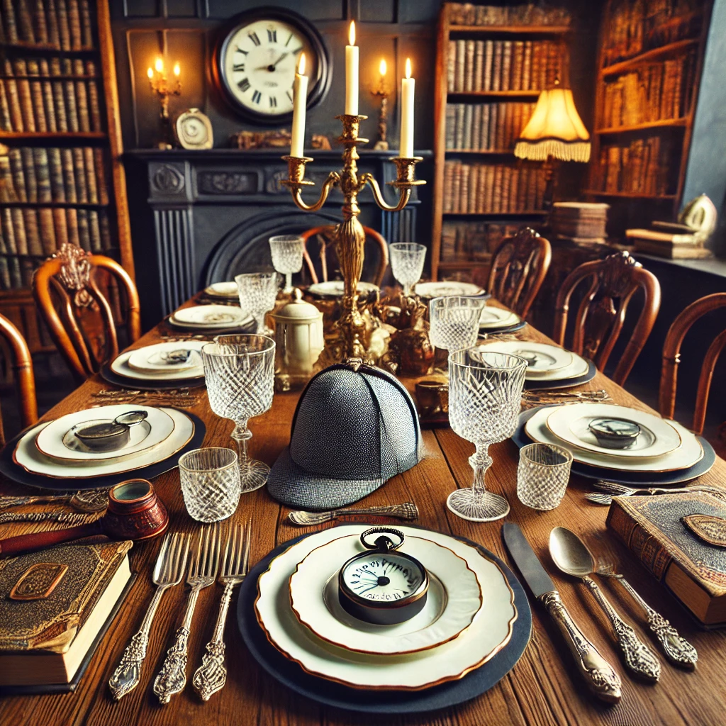 Sherlock Holmes Themed Dinner and Drinks Menu: A Night of Mystery and Elegance