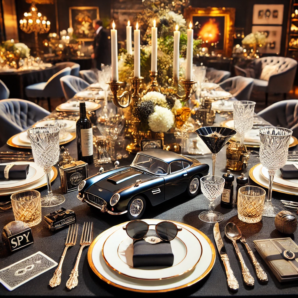 James Bond Themed Dinner and Drinks Menu: An Evening of Elegance and Adventure