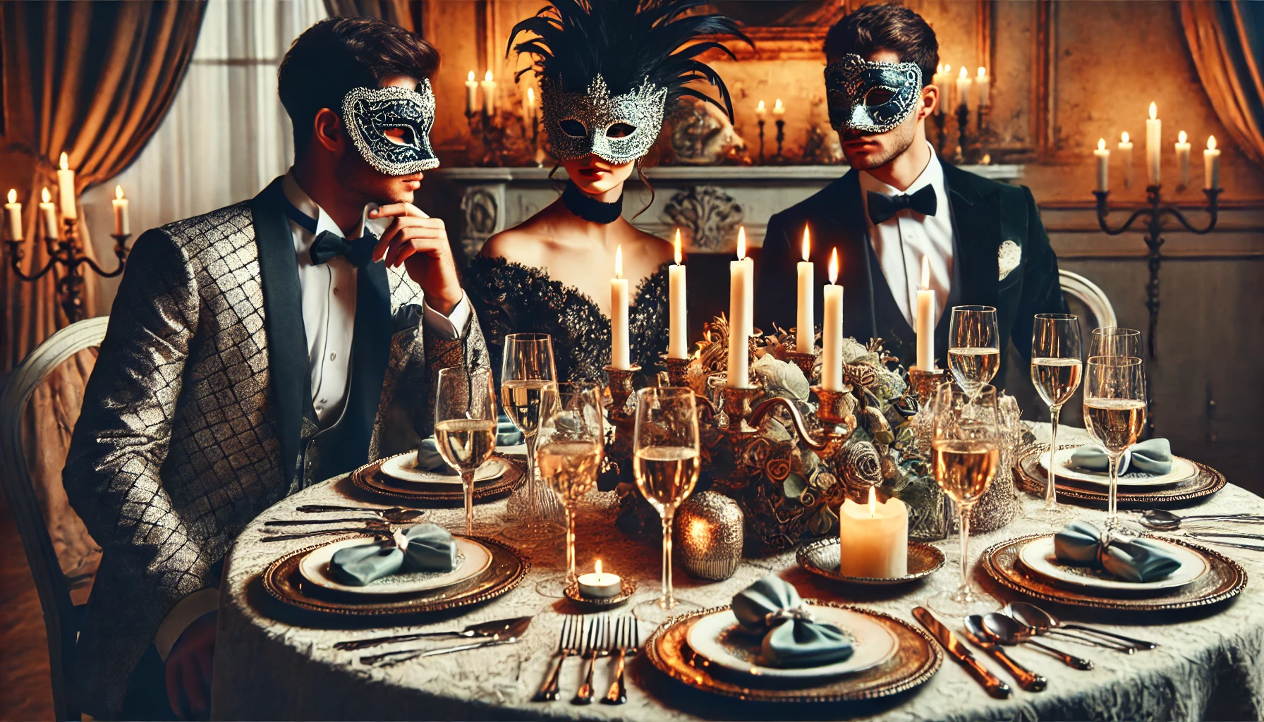 Masquerade Themed Dinner and Drinks Menu: A Mysterious Feast