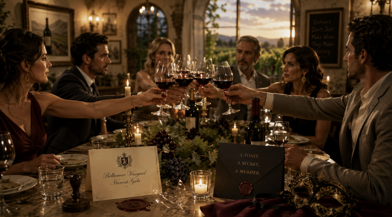 The Last Toast at the Vineyard: A Short Murder Mystery Story to Get You in the Mood