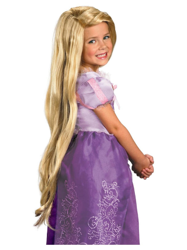 Fancy Dress Disney Tangled Rapunzel Wig - Long Blonde Princess Costume Hair