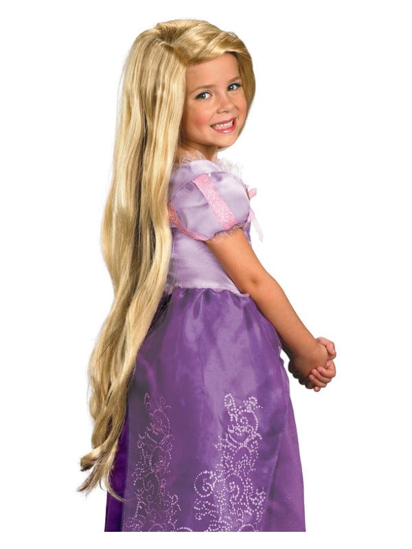 Fancy Dress Disney Tangled Rapunzel Wig - Long Blonde Princess Costume Hair