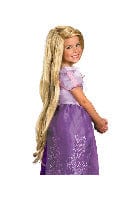 Fancy Dress Disney Tangled Rapunzel Wig - Long Blonde Princess Costume Hair