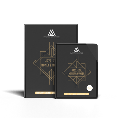 Expansion Pack - Host Your Own 1920s Murder Mystery Game Kit