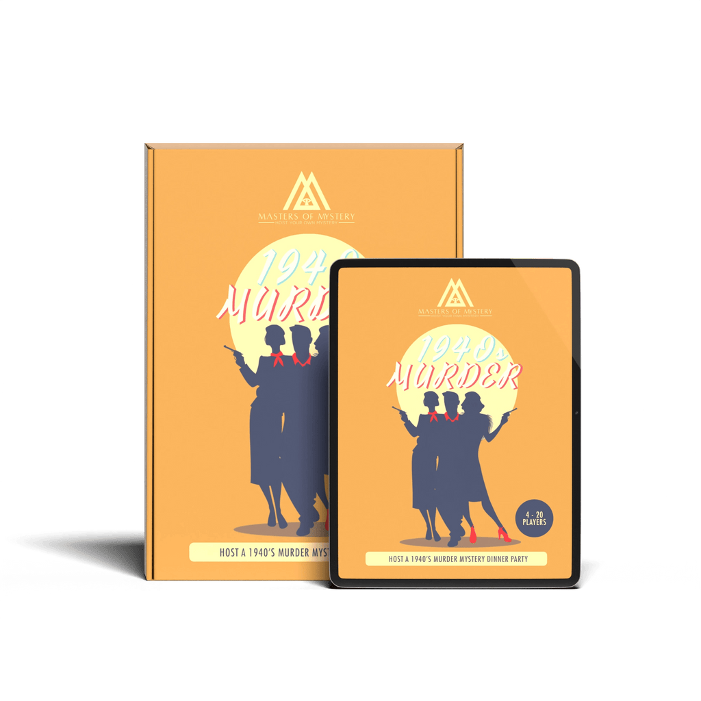 Expansion Pack 1940s Murder Host Your Own Game Kit