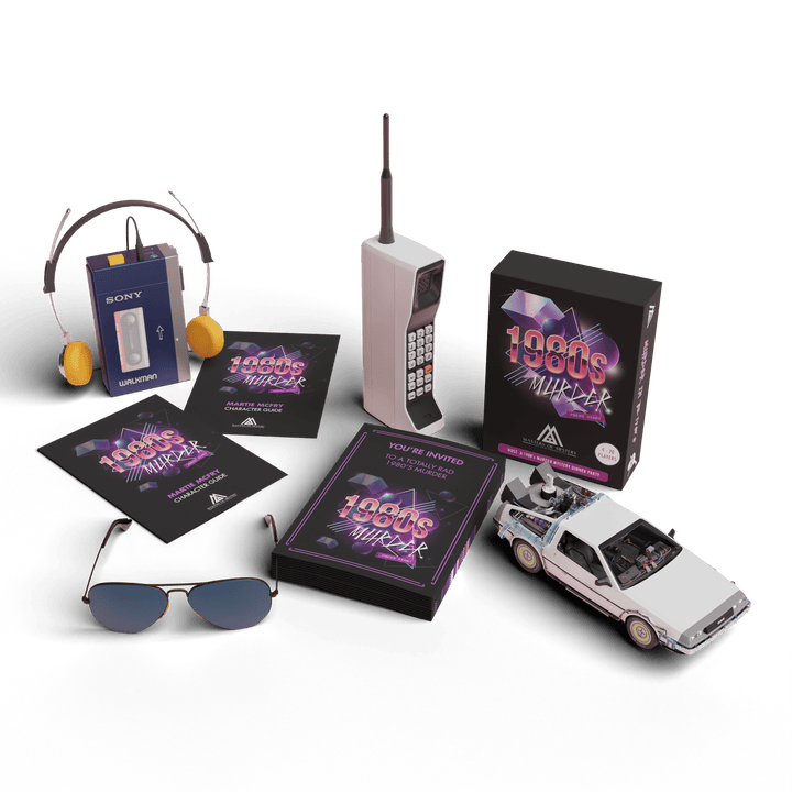 1980s Murder Mystery Game Kit - Jeu physique