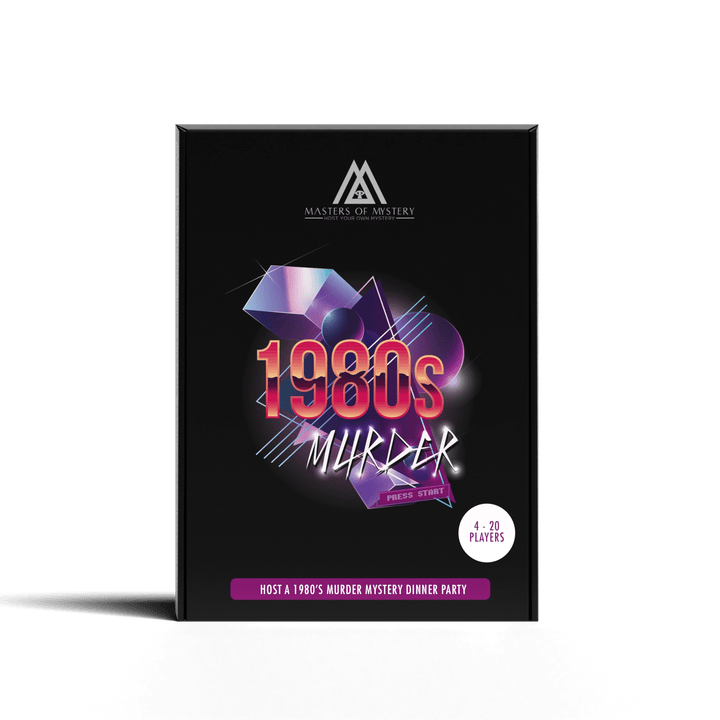 Kit de jeu mystère de meurtre des années 1980