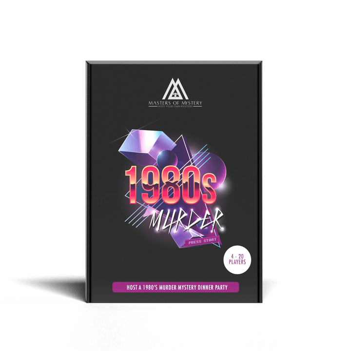 1980s Murder Mystery Game Kit - Physical Game