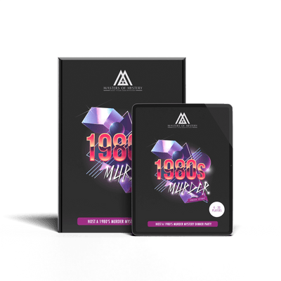 Expansion Pack - Host Your Own 1980s Murder Mystery Game Kit