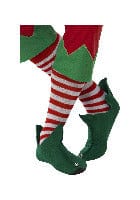 Red & White Striped Fancy Dress Long Socks - Fun Costume Accessories