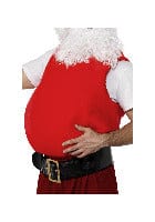 Fancy Dress Santa Belly Stuffer in Red - Costume Accessory for Christmas