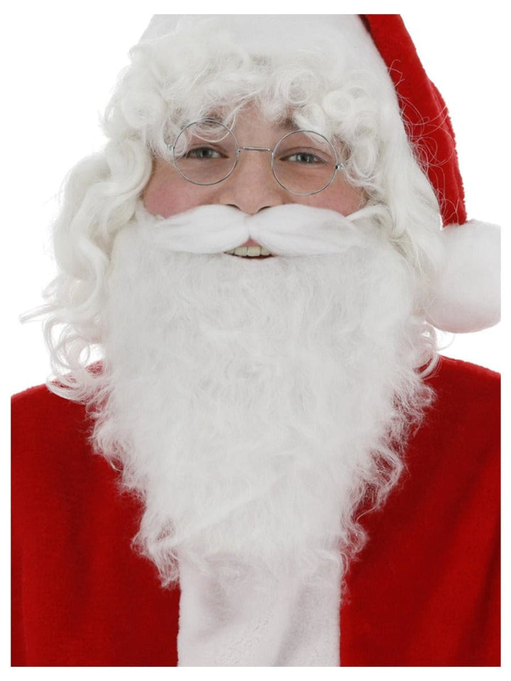 Fancy Dress Santa Beard in White - Festive Costume Accessory