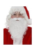 Fancy Dress Santa Beard in White - Festive Costume Accessory