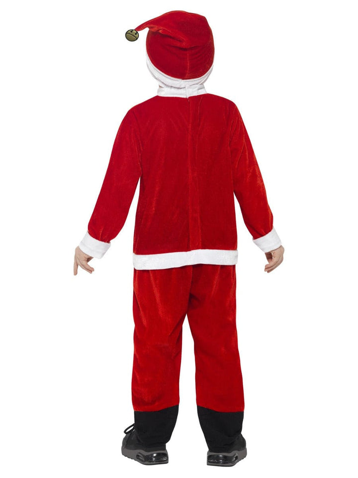 Santa Toddler Costume for Fancy Dress - Red & White Jumpsuit with Hat