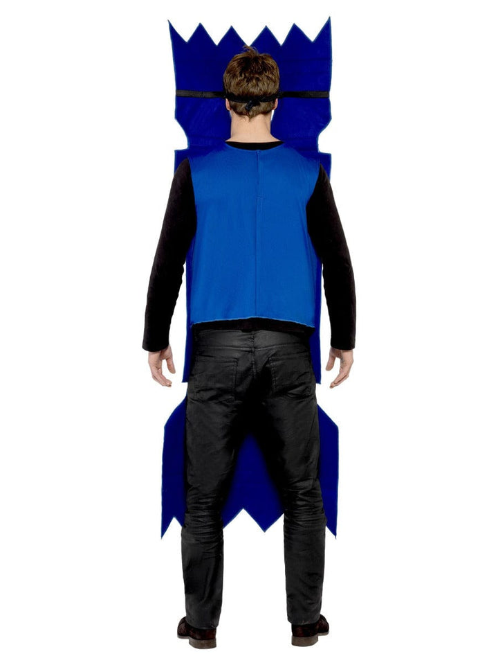 Blue Christmas Cracker Fancy Dress Costume with Tabard - Festive Party Outfit