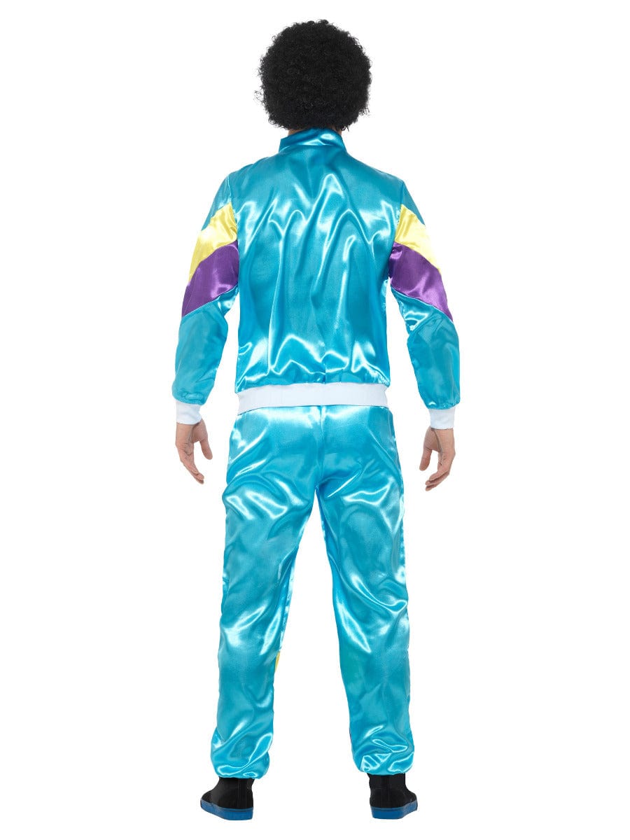 Blaues Muschelkostüm im 80er-Jahre-Stil – Jacke und Hose inklusive