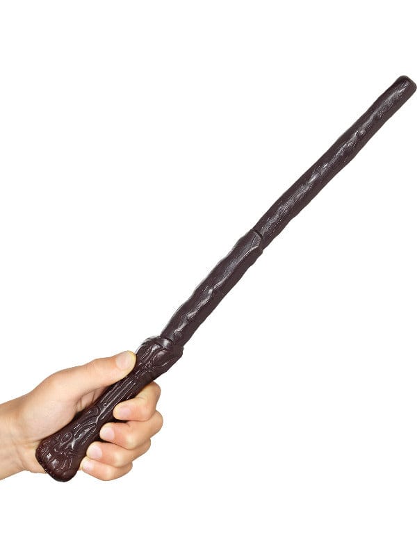 Fancy Dress Wizard Wand - Brown, 34cm/13in - Magical Costume Accessory