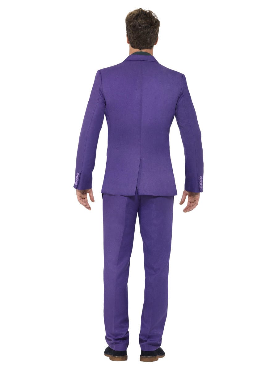 Fancy Dress Purple Suit with Jacket, Trousers & Tie - Mens Costume