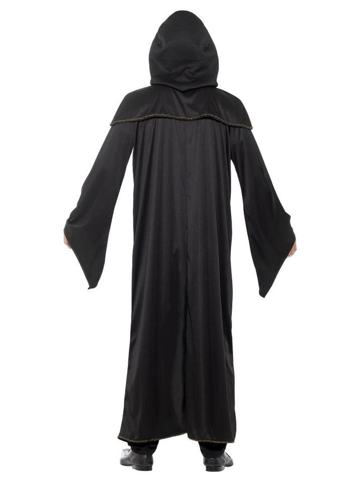Black Adult Wizard Cloak for Fancy Dress | Halloween Costume