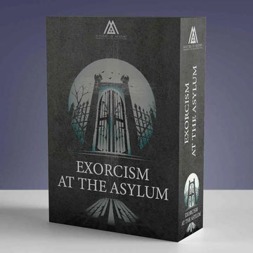 Exorcismo y asilo Halloween asesinato misterio kit de juego