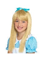 Blonde Wonderland Princess Wig for Kids - Fancy Dress Costume