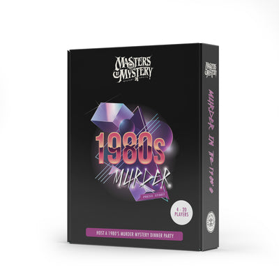 1980s Murder Mystery game box, spine