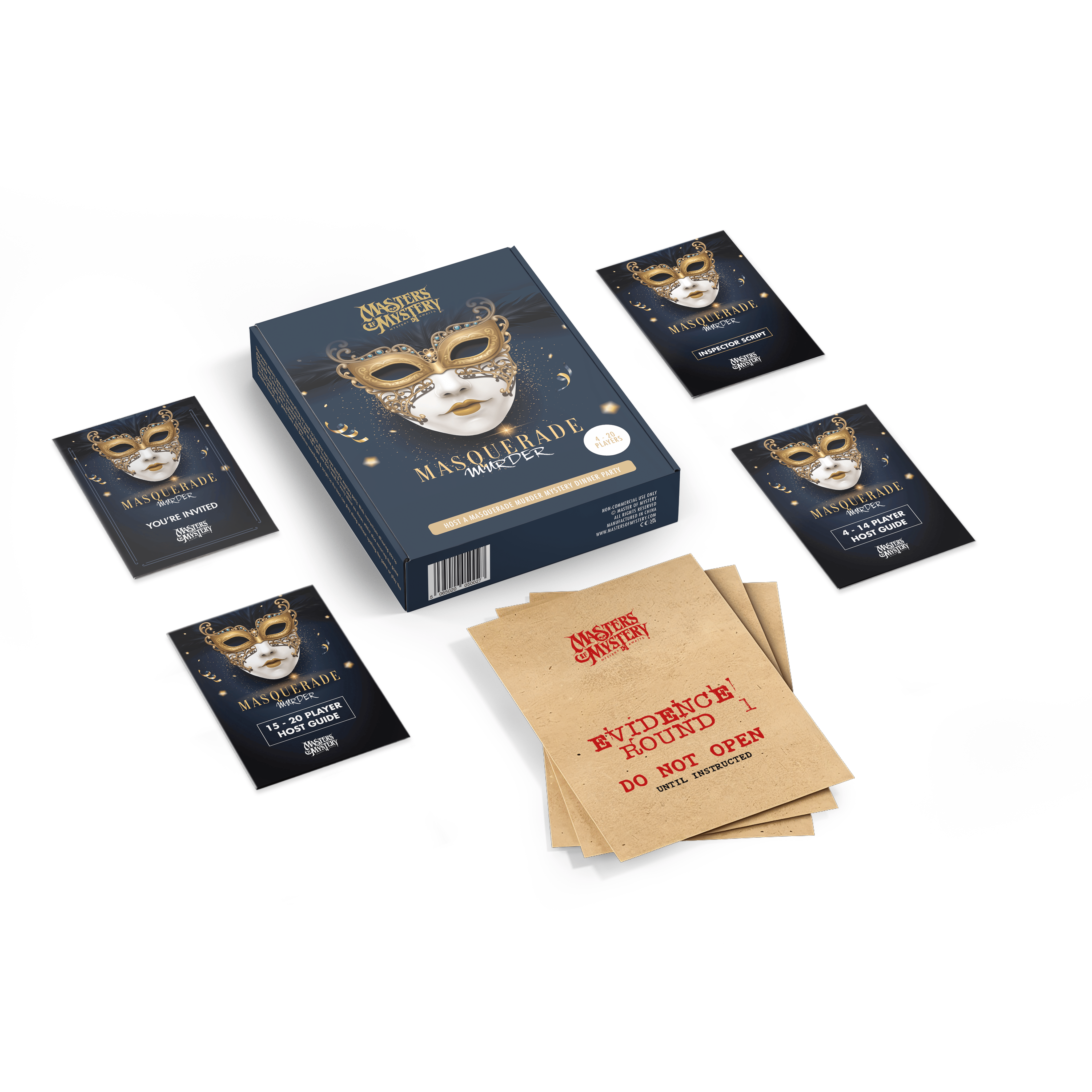 Monster Mansion game box with contents