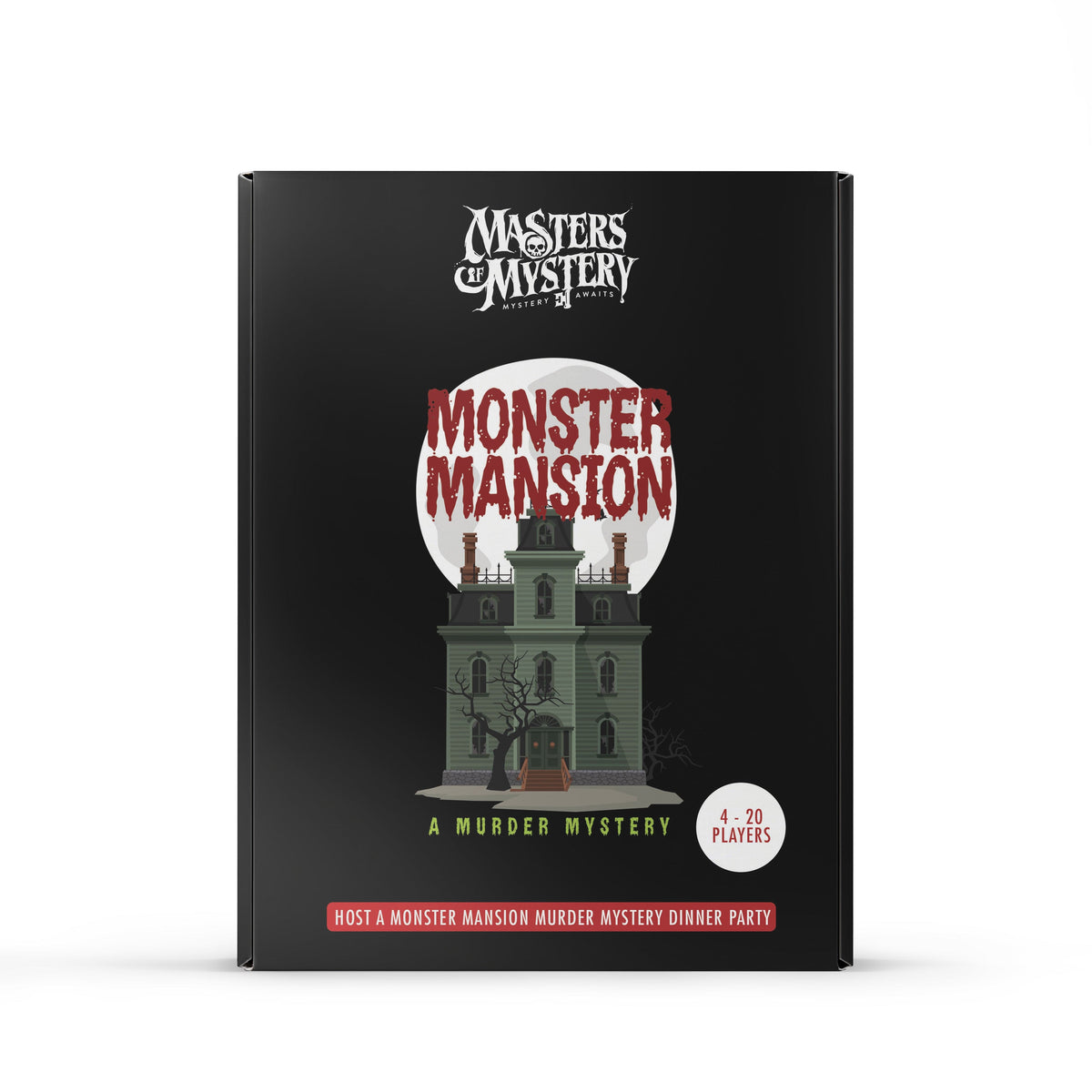Replay able Haunted House Murder Dinner Party Game Up to 20 Host Halloween Dinner Party Game Night – Classic Monsters Fancy Dress Dinner PartyV2