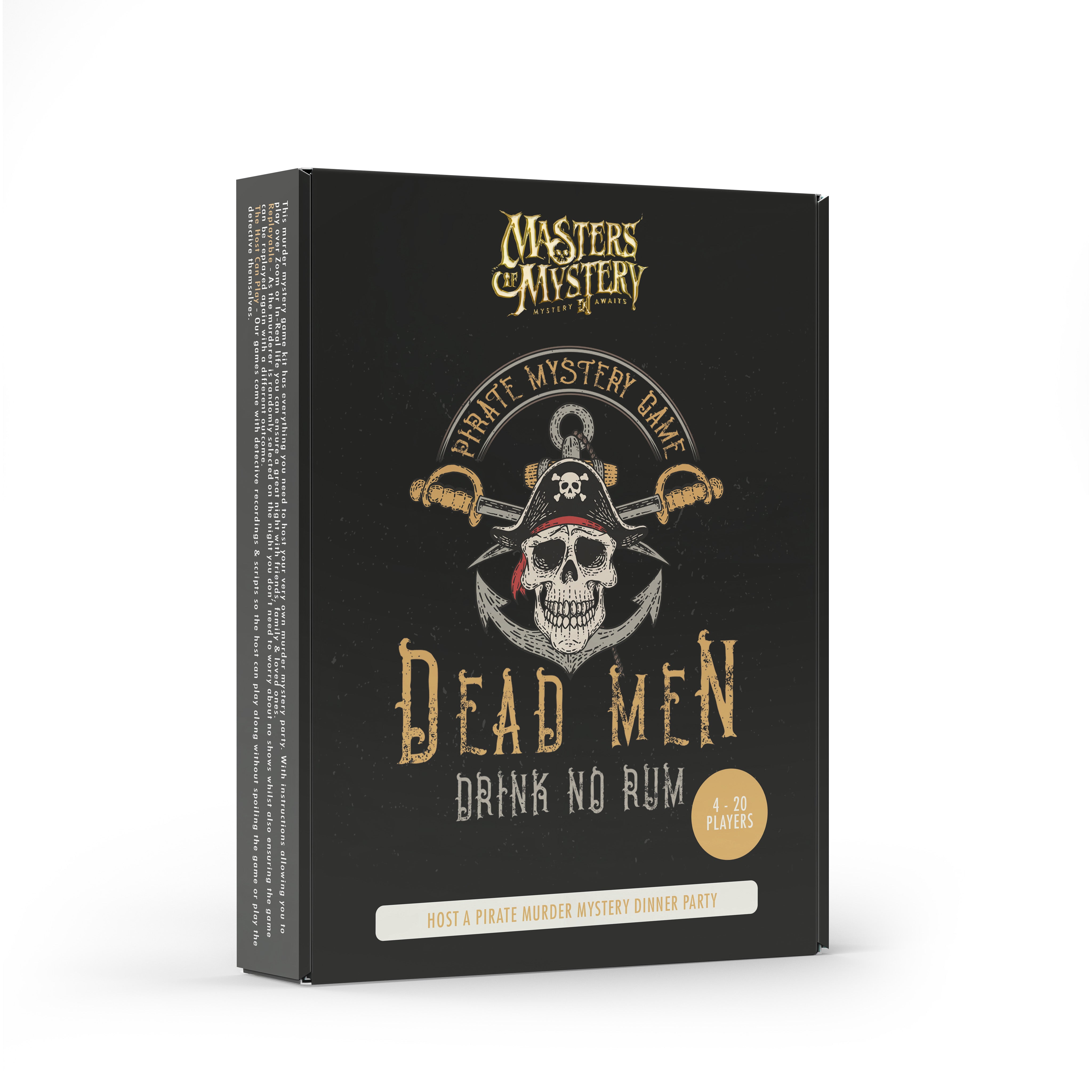 Pirate Murder Mystery game box, angled
