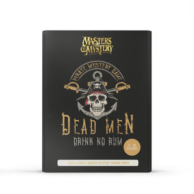 Pirate Murder Mystery murder mystery game box, front