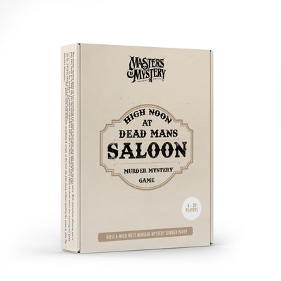 Wild West Cowboy Murder game box, angled